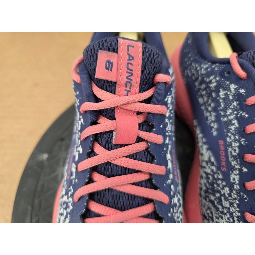 Brooks Launch 6 Womens Running Shoes Blue Pink 1202851B422 Size 8.5 - Picture 16 of 16